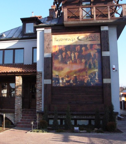 Restauracja banery Castello  w Warszawie - baner