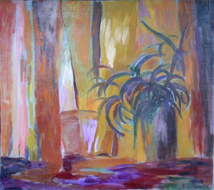 aloes - obraz olejny