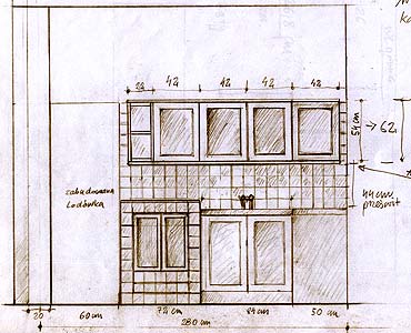 projekt mebli kuchennych