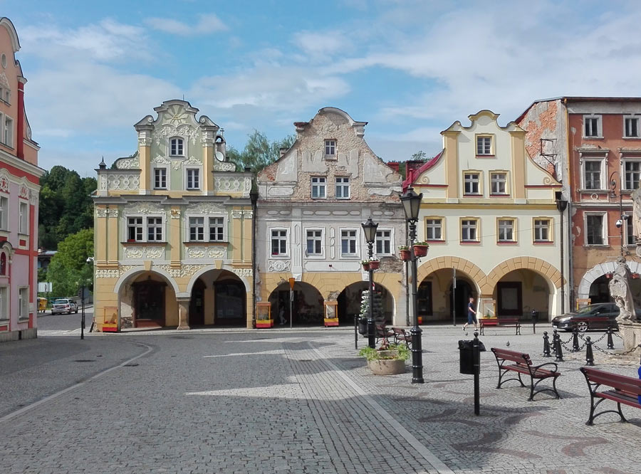 Zabudowa staromiejska Lądka-Zdrój