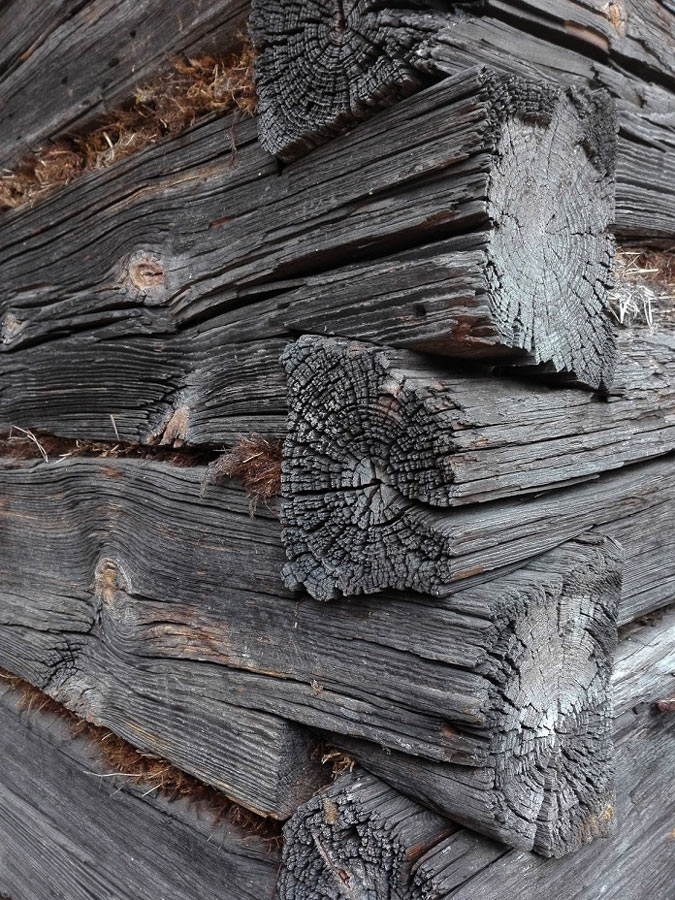 skansen Kadzidło węgieł drewnianego domu