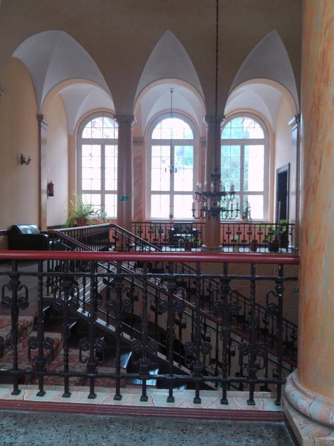 Schody w sanatorium Adam