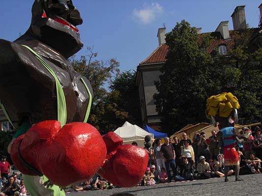 Parada śmiesznych twarzy Warszawa 