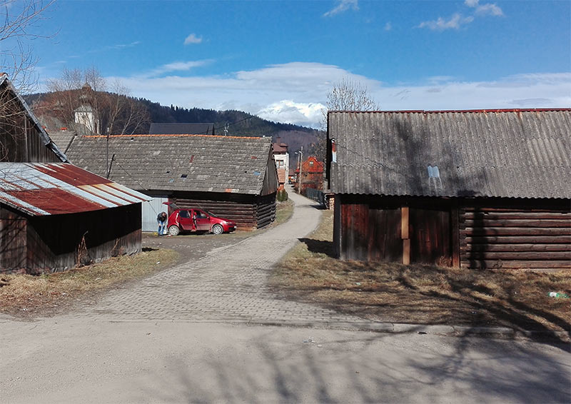 uliczka w Tymbarku