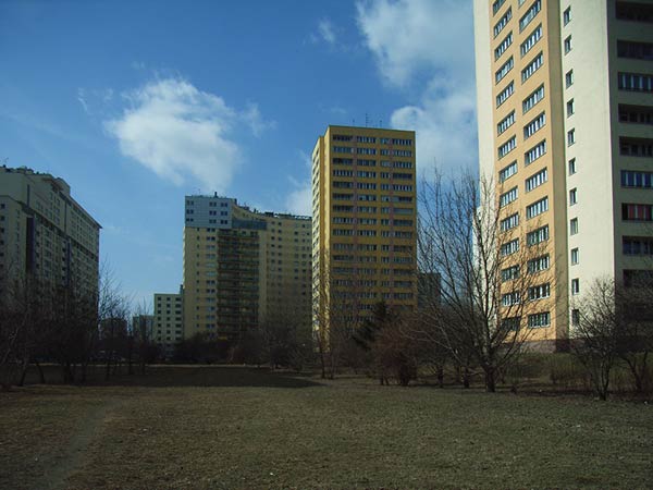 park łazienkowski śnieg