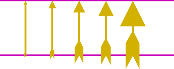 jak zmienić wielkość dtrzałek 