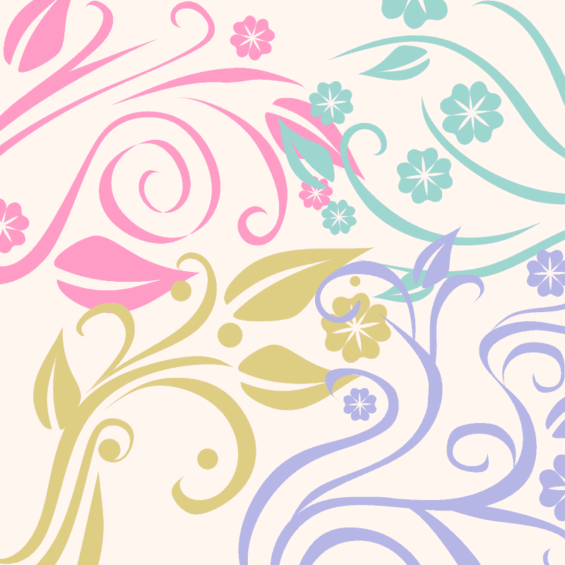 ozdobniki kwiatowe grafika w esy floresy