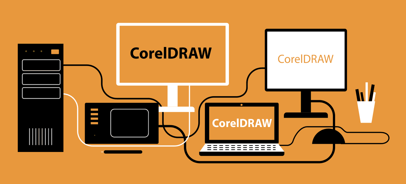 grafika CorelDraw ekrany i monitory 