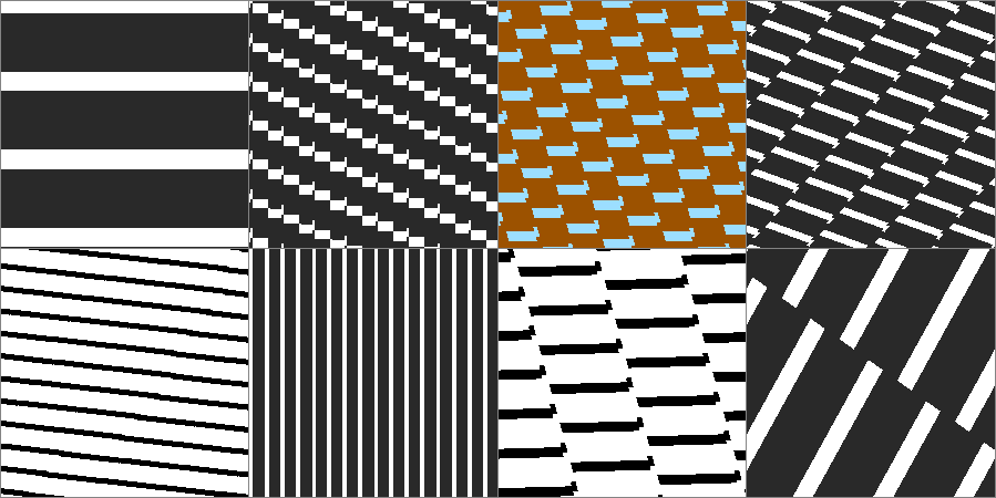 przykłady paternów wzorkór deseni