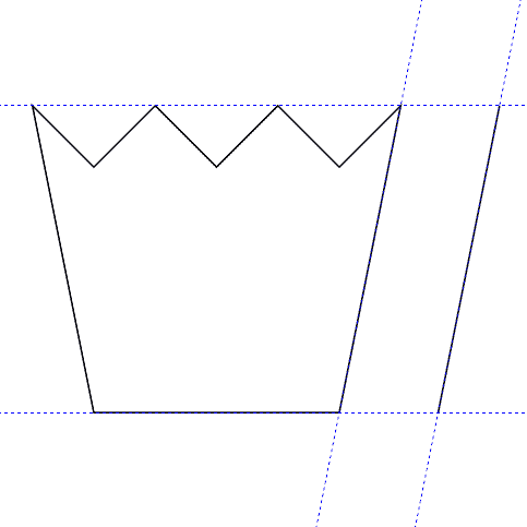 prowadnice pod różnym kątem w Corel Draw