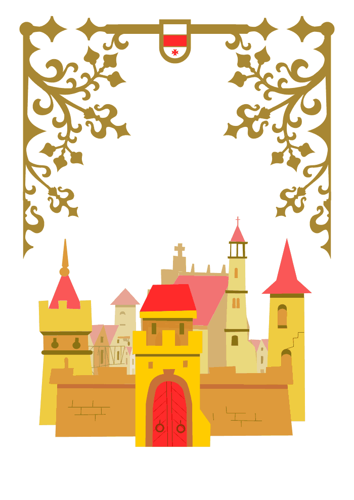 średniowieczne miasto warowne  