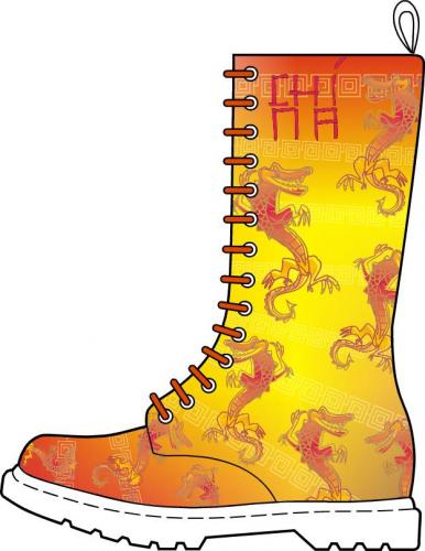 projekt grafiki but Dr Martens